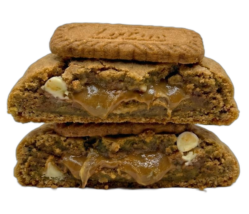 Biscoff Stuffed cookie